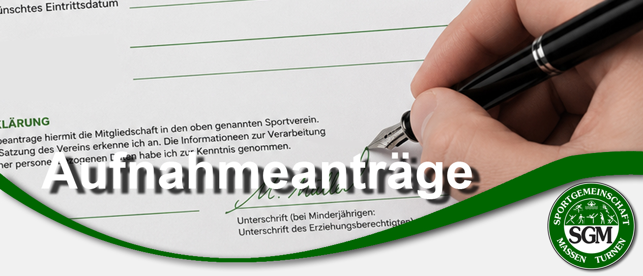 Aufnahmeanträge